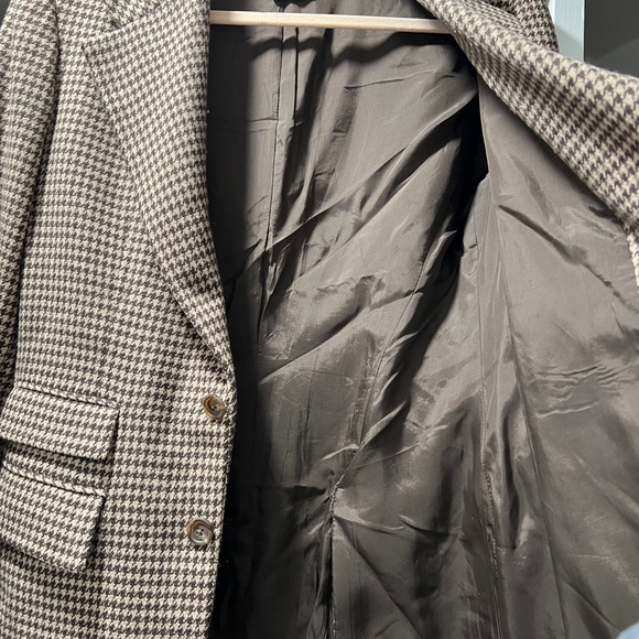 Ralph Lauren (Blue Label) Signature Houndstooth Designer Blazer, 100%wool, size4 - Picture 7 of 12